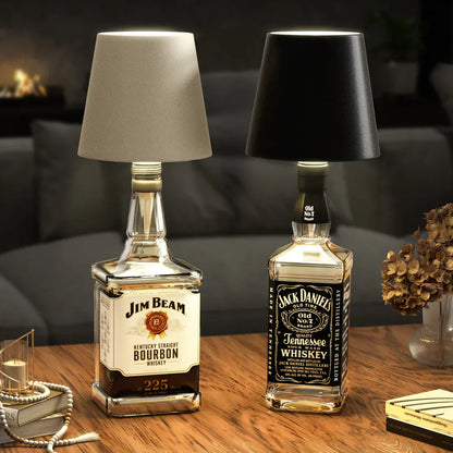 Elegant LED bottle lamp