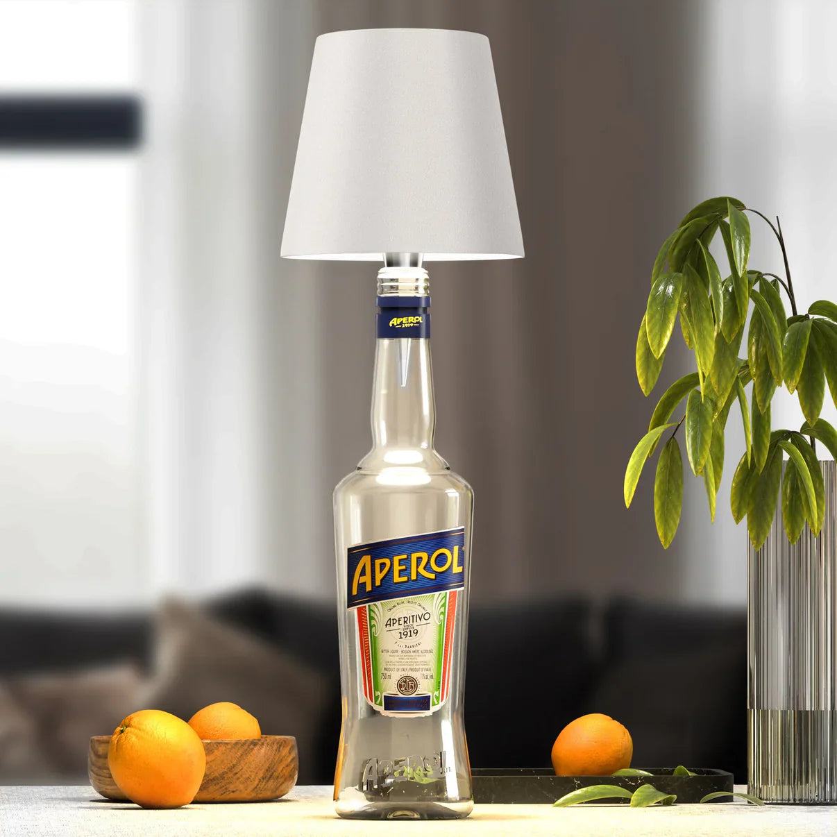 Elegant LED bottle lamp