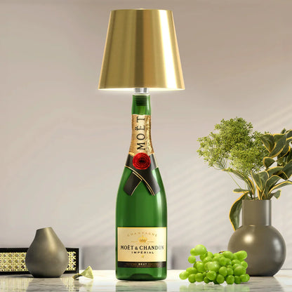 Elegant LED bottle lamp