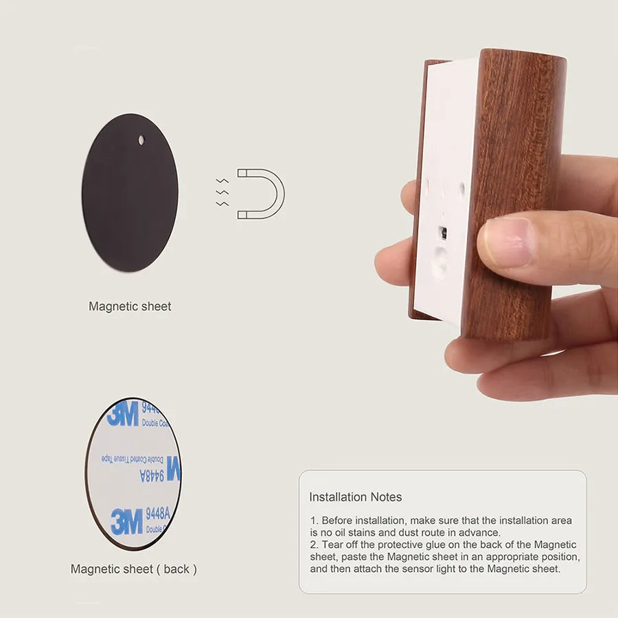 Wireless LED Induction Wall Lamp