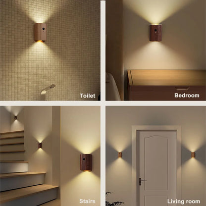 Wireless LED Induction Wall Lamp